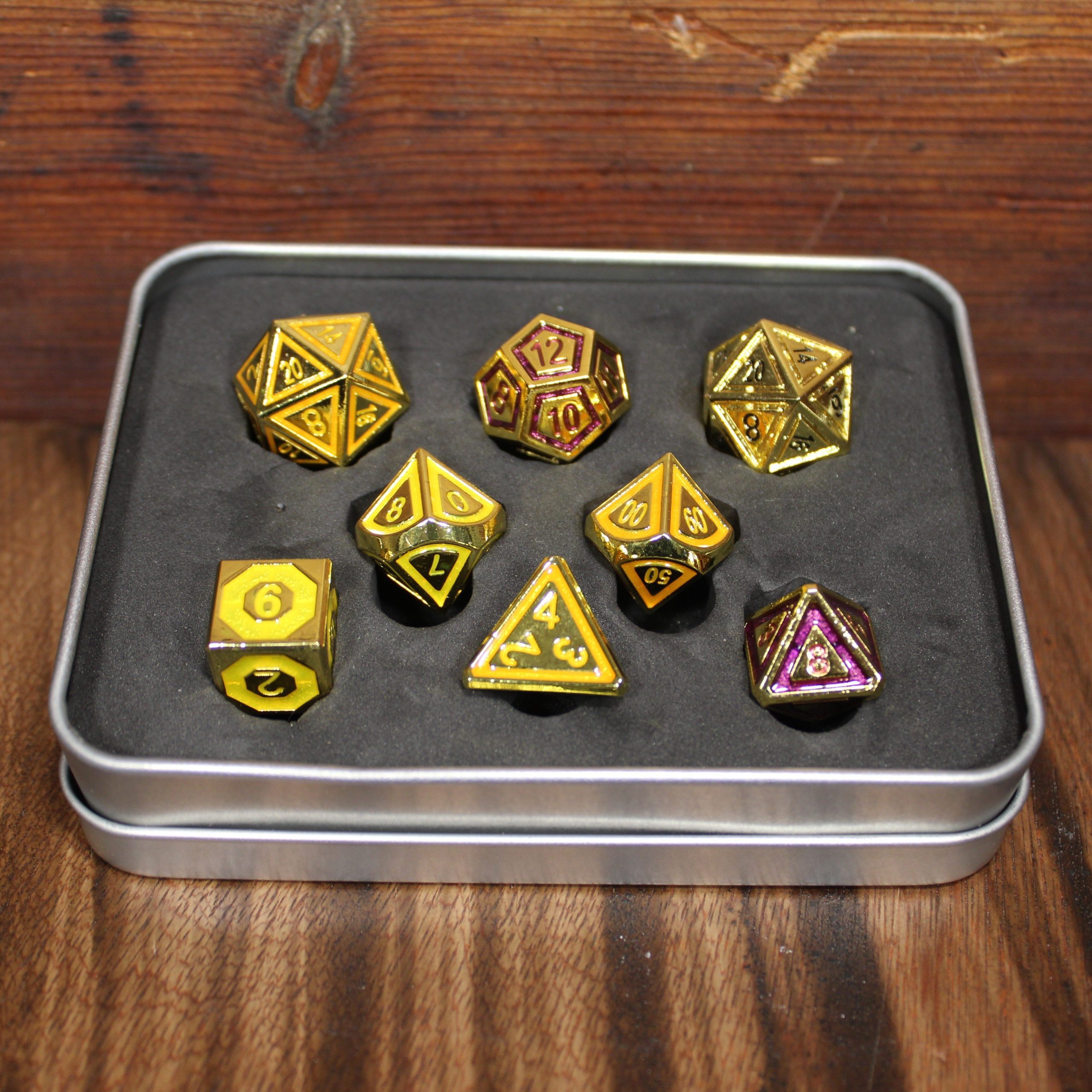 Metal RPG Dice Mr Bonzo Style