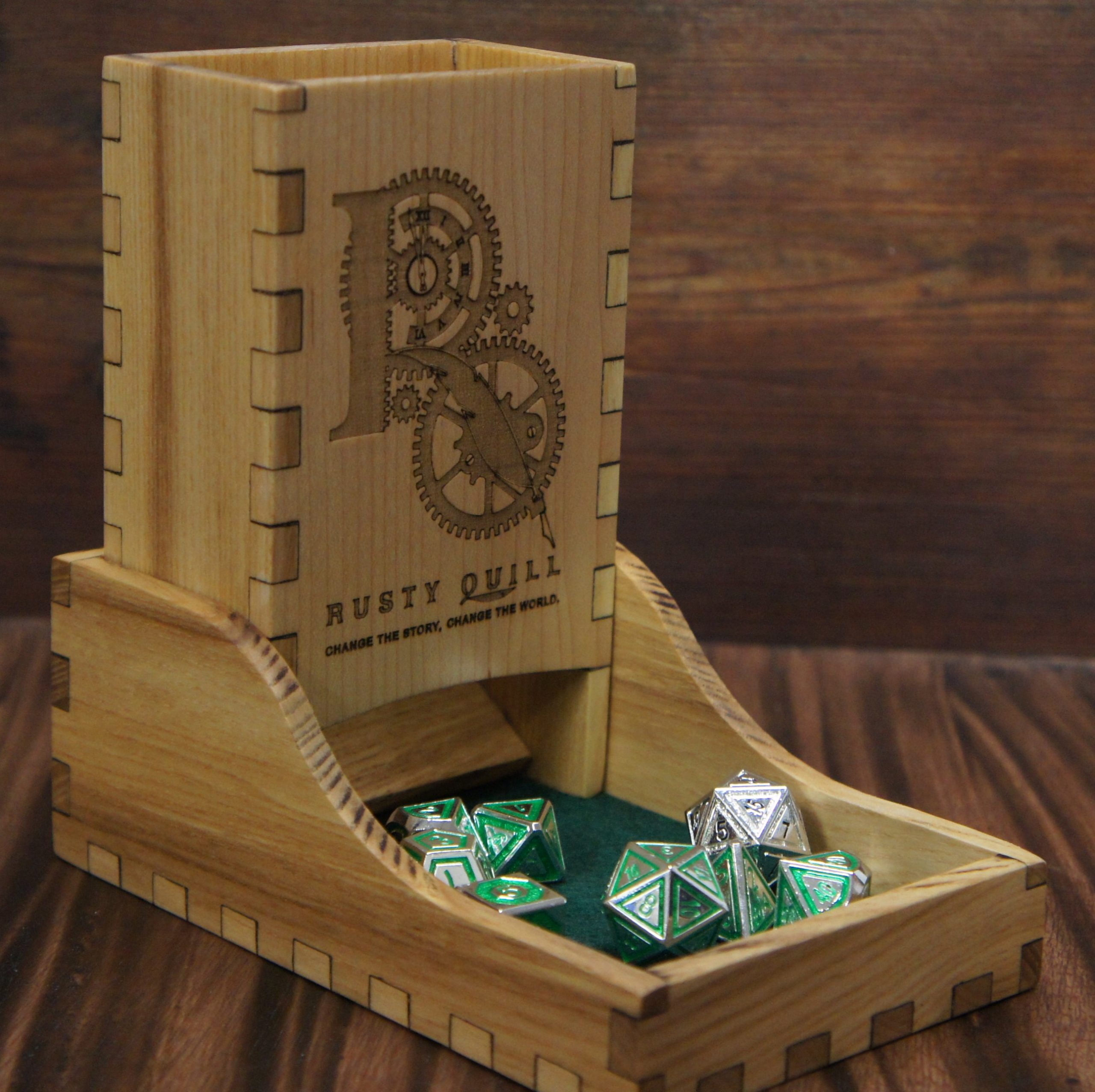 Rusty Quill Dice Tower & Tray