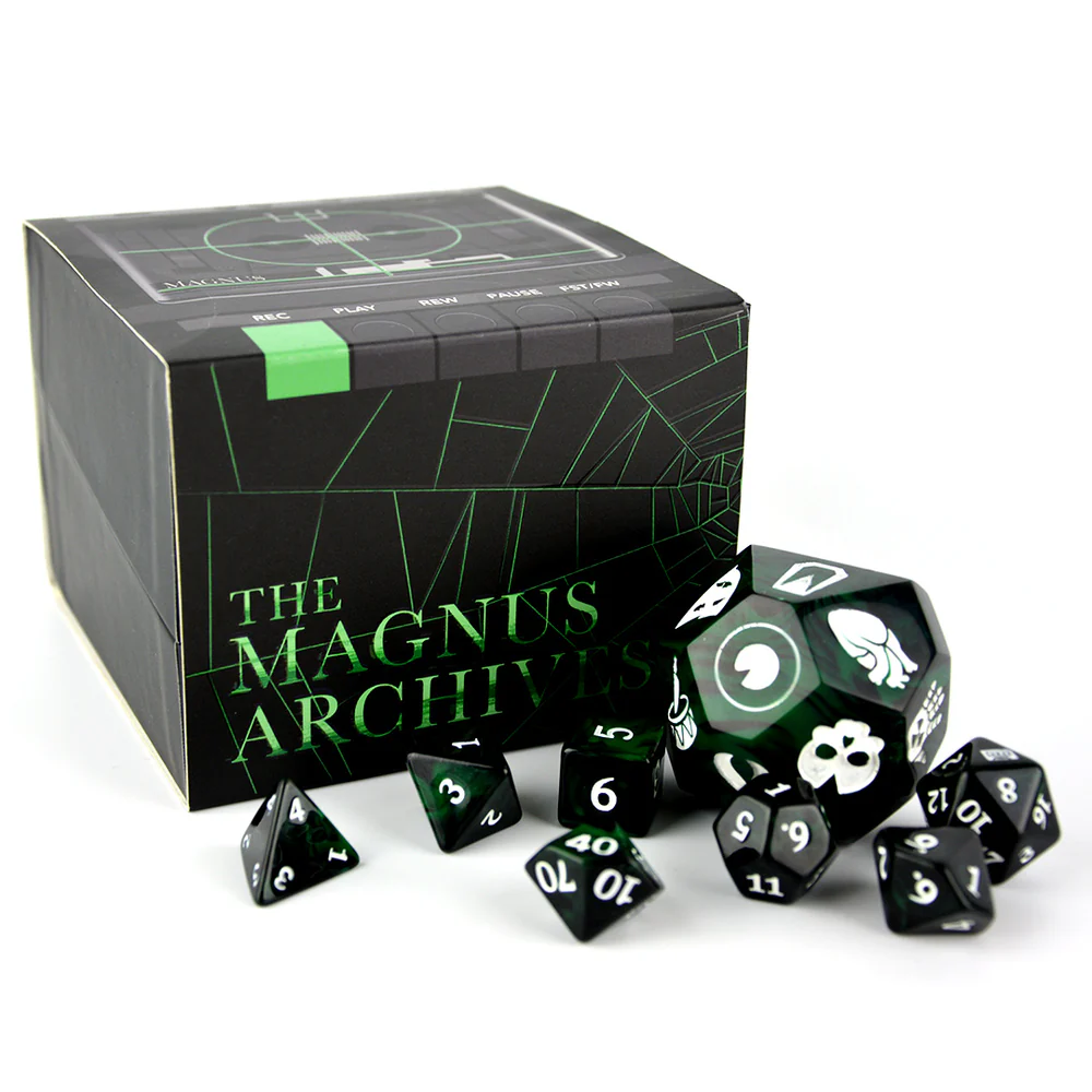 The Magnus Archives - The Entities Limited Edition Dice Set