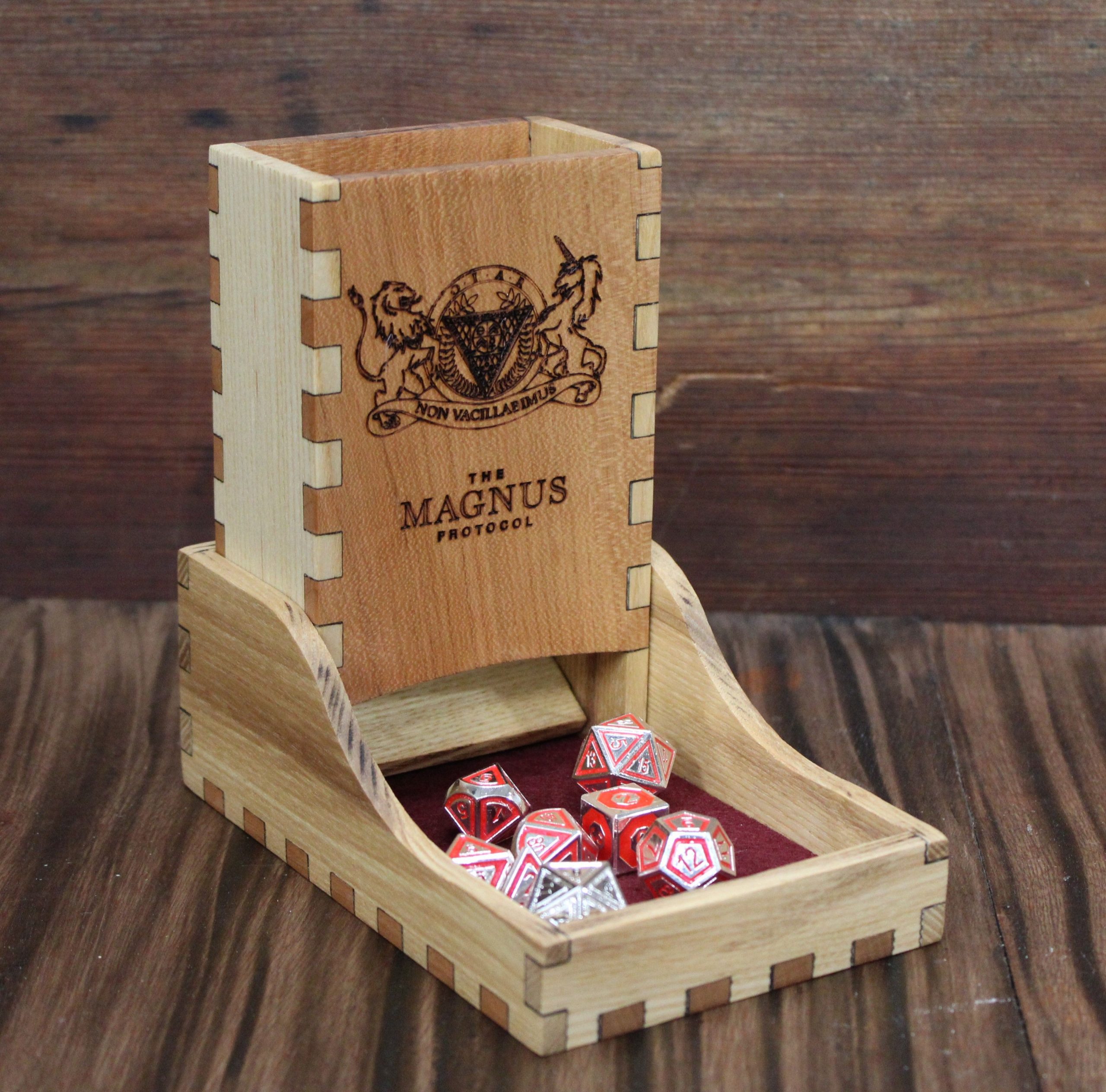 The Magnus Protocol Dice Tower & Tray